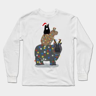 Christmas Animal Stack Long Sleeve T-Shirt